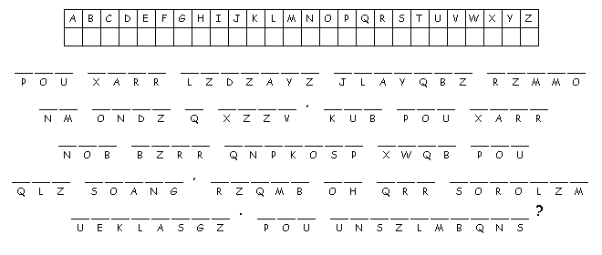 cryptogram puzzle